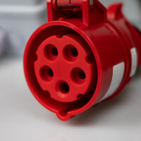 16A MID geeicht - Mobiler Digital Stromzähler Zwischenstecker Box 1,5m 400V / 16A  CEE-Stecker Und Kupplung