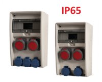 IP65 Stromverteiler Ulisse 12M Wandverteiler verdrahtet...