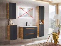 MONTIERT Badmöbel Set ARUBA COSMOS – EICHE 80...
